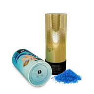   Fürdősó, Shunga, Oriental Crystals – Ocean Temptations, 500 g, illatos, holt-tengeri, bőrpuhító, habképző, a vizet színezi, pároknak