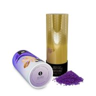   Holt-tengeri fürdősó, Shunga, Oriental Crystals, Exotic Fruits, 500 g, színes, illatos, bőrpuhító, habot képez