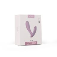   Okosvibrátor, Svakom, Erica Romantic Rose, 10 cm, lila, viselhető, kétmotoros, G-pont és csikló, akkumulátoros, appvezérelt, szilikon