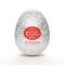 Maszturbátor tojás, Tenga, Keith Haring EGG Party, 6-10 cm, színtelen, ultra rugalmas TPE, texturált belső, vízálló, többször használható