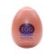 Maszturbátor tojás, Tenga, EGG Misty II, 6–10 cm, színtelen, rugalmas TPE, texturált belső, vízálló, többször használható, síkosítóval