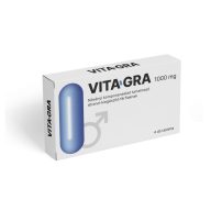   Potencianövelő tabletta, Pills, VITAGRA, 4 db x 1 g, erekciót támogató, vágyfokozó, étrend-kiegészítő, férfiaknak, természetes összetevőkkel