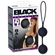   Gésa golyók, You2Toys, The Perfect Balls, 2 db, 10 cm teljes hossz, 3,5 cm átmérő, fekete, szilikon bevonatú, rugalmas összekötővel, vízálló