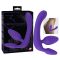 Pánt nélküli felcsatolható dildó, You2Toys, Strapless Strap-On, 20 cm, lila, háromágú, szilikon, vízálló, ívelt, bőrbarát
